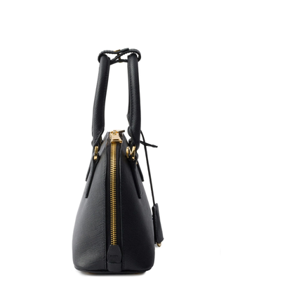 Elegant Black Leather Handbag