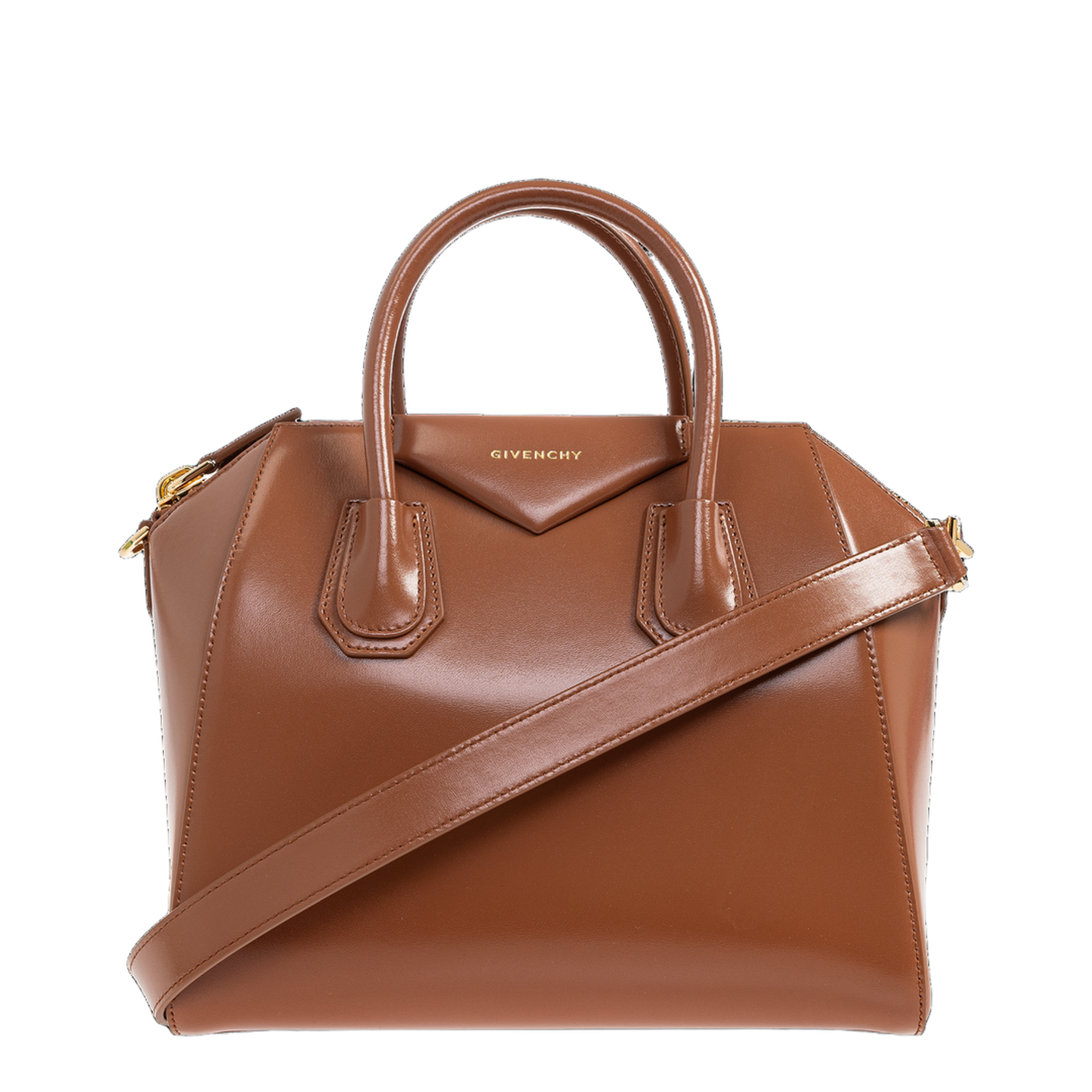 Zipper Closure Tote Bag with Adjustable and Removable Leather Strap