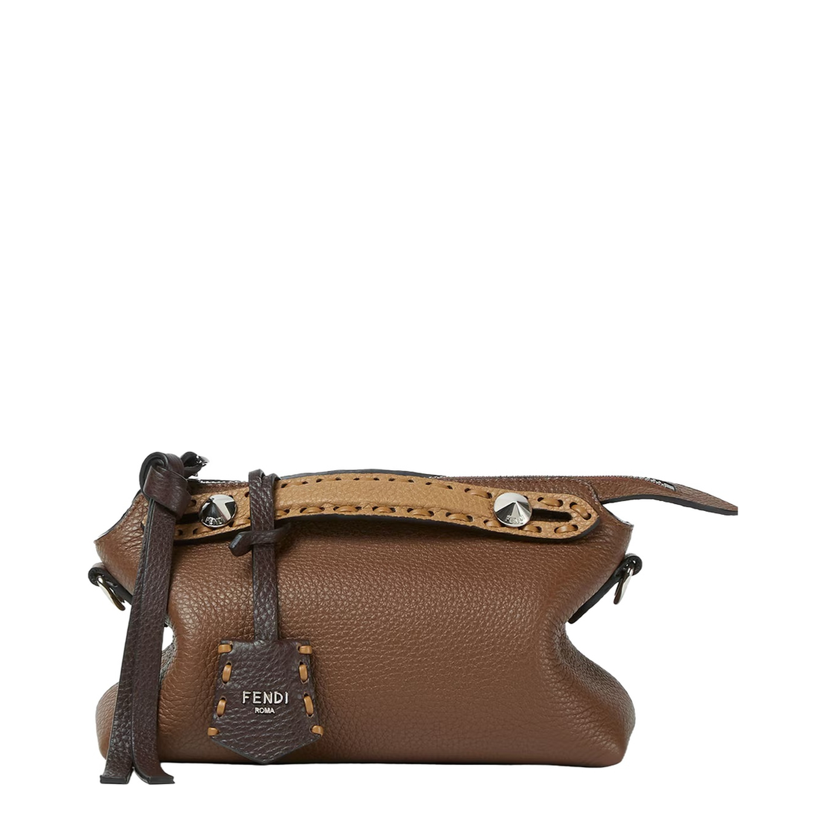 By The Way Selleria Mini Cuoio Romano Leather Brown