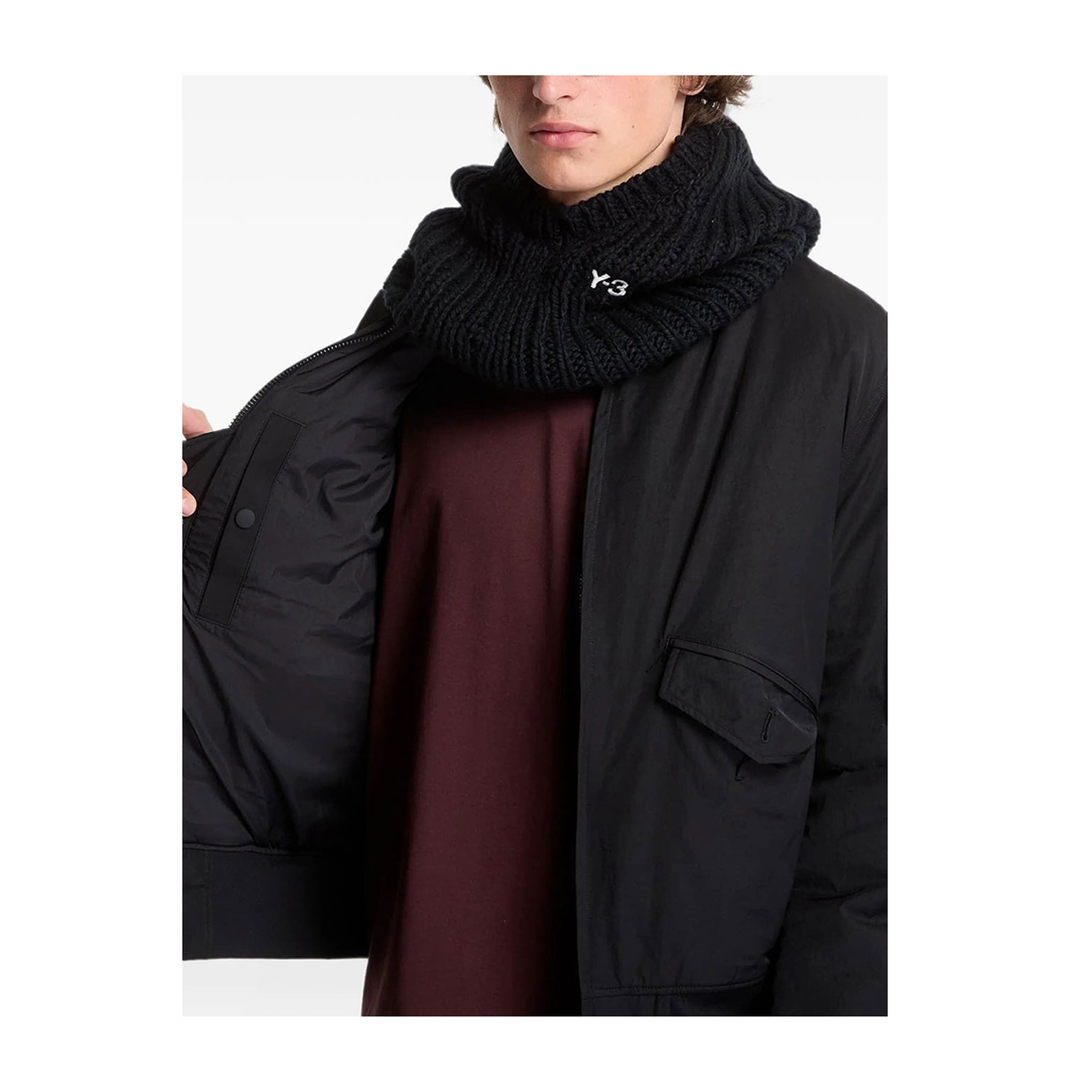 MAYFEYR - Y-3 - Nylon Bomber Jacket - KS1207BLACK