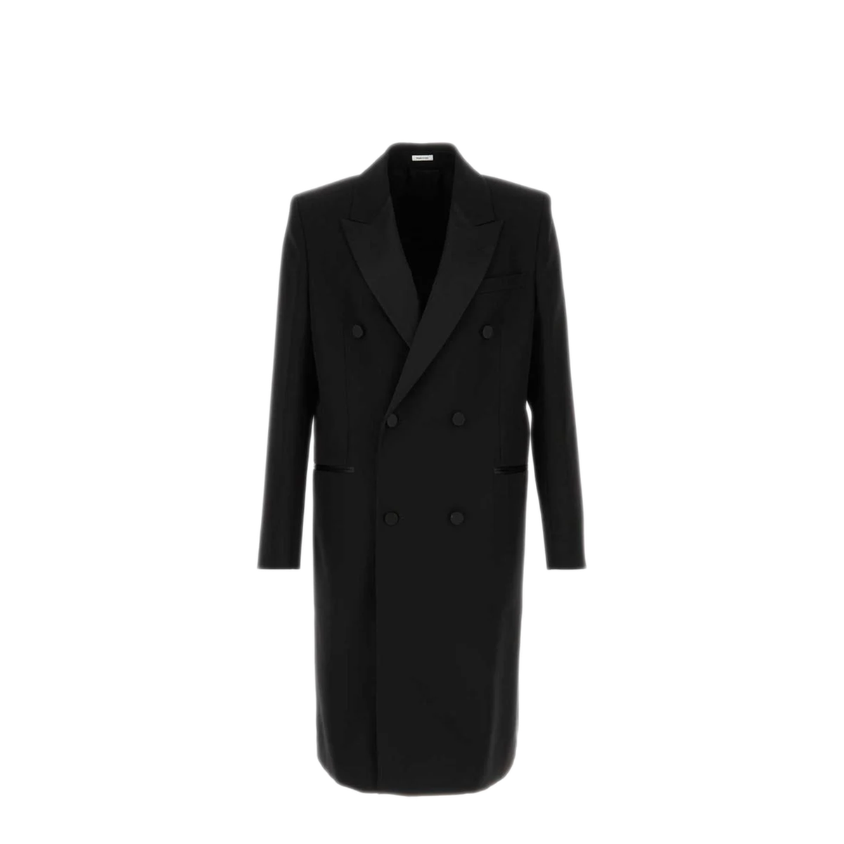 MAYFEYR - Alexander Mcqueen - Black Wool Coat - 845470QVAAA1000