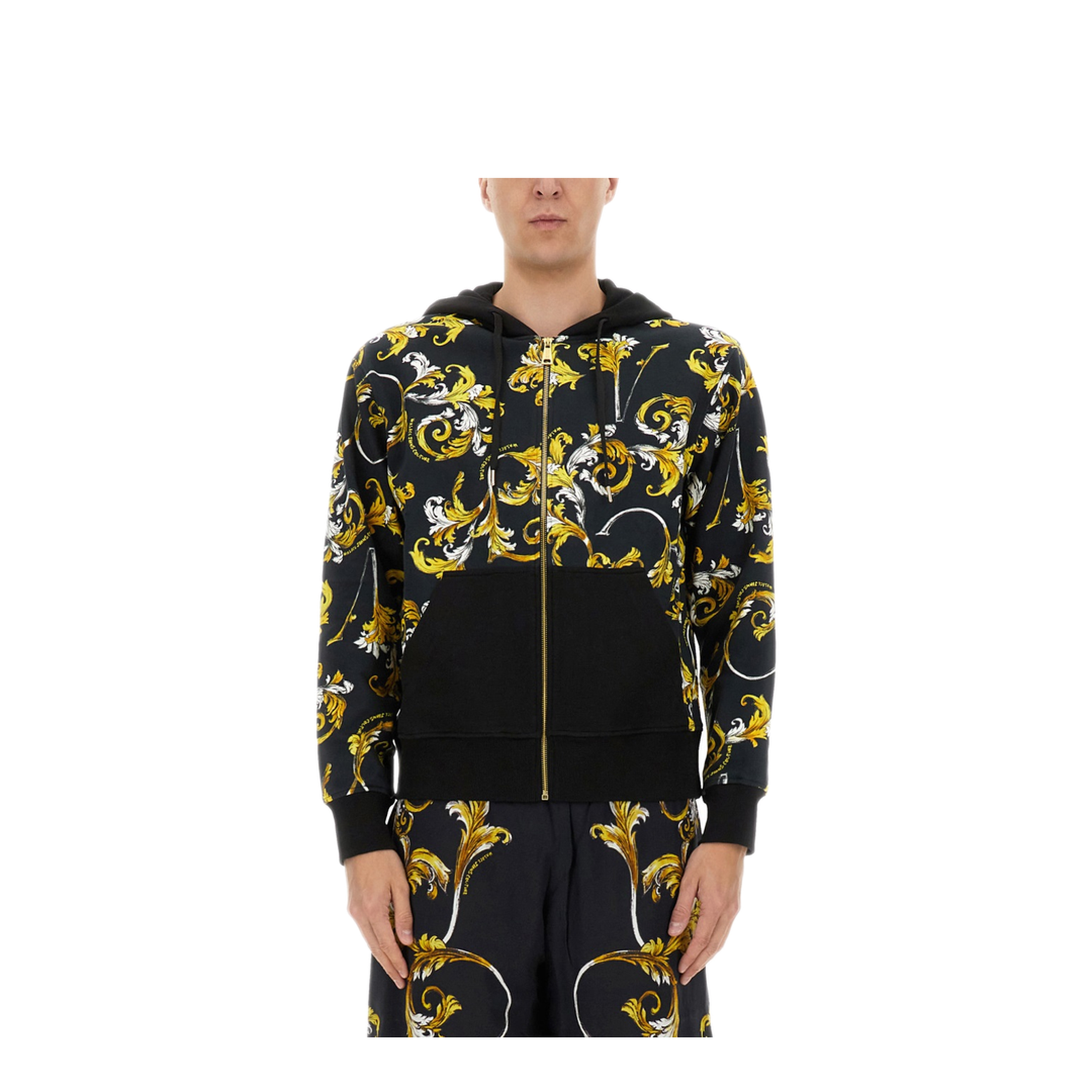 MAYFEYR - VERSACE JEANS COUTURE - Cotton Hoodie - 78GAI3Z1FS189G89