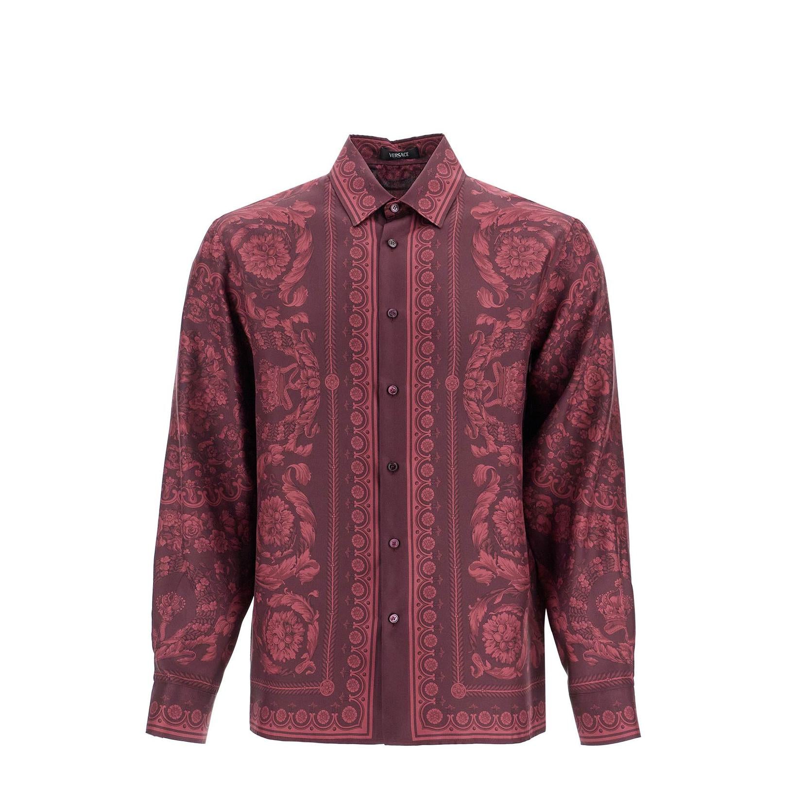 Versace baroque silk shirt