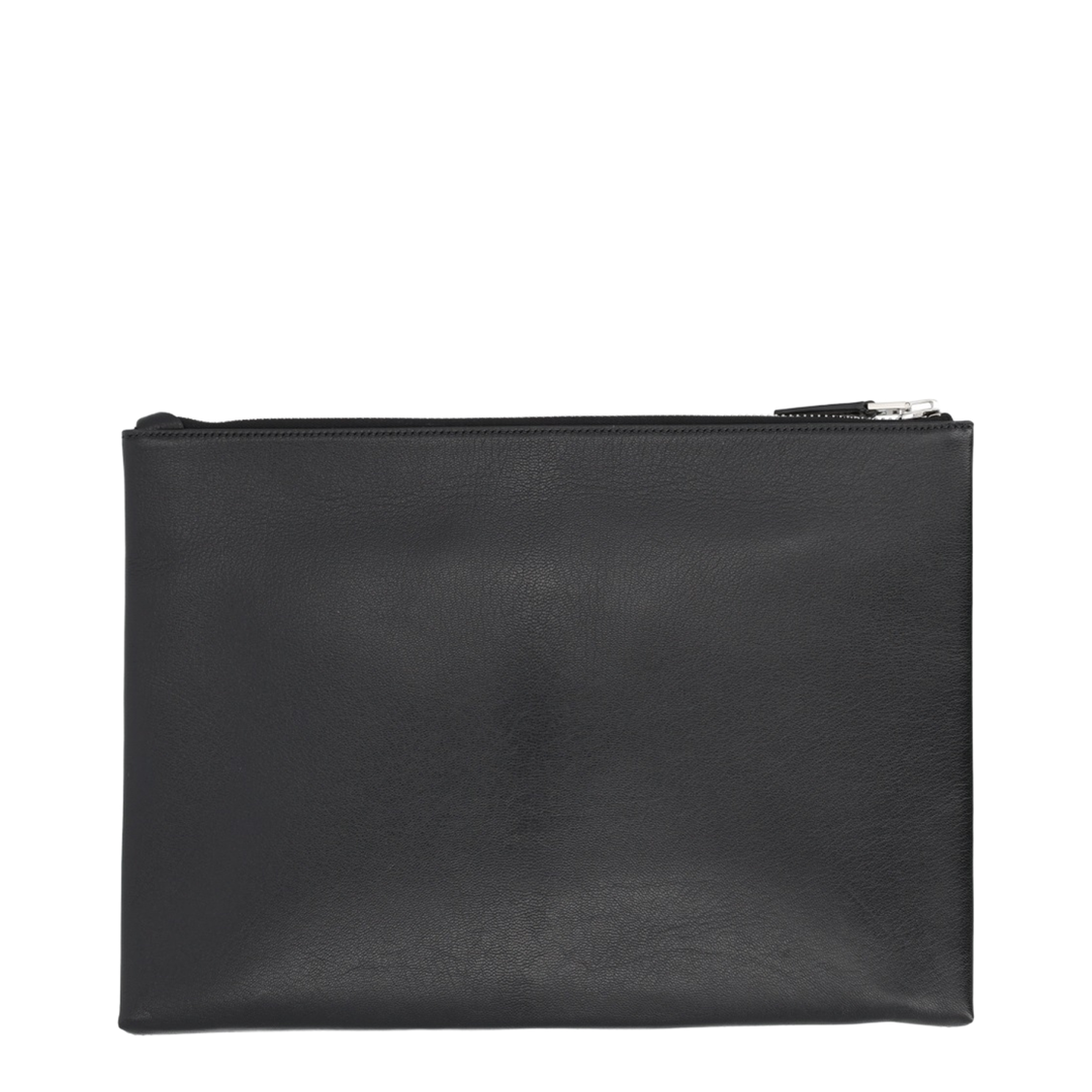 Black Leather Clutch