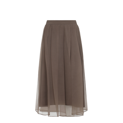 MAYFEYR - Brunello Cucinelli - Midi Voile Skirt - MP940G4096