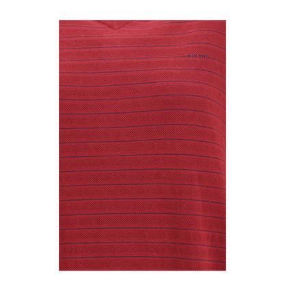 MAYFEYR - Miu Miu - Cotton V Neck Sweater - MML05RSOOO184QF0399