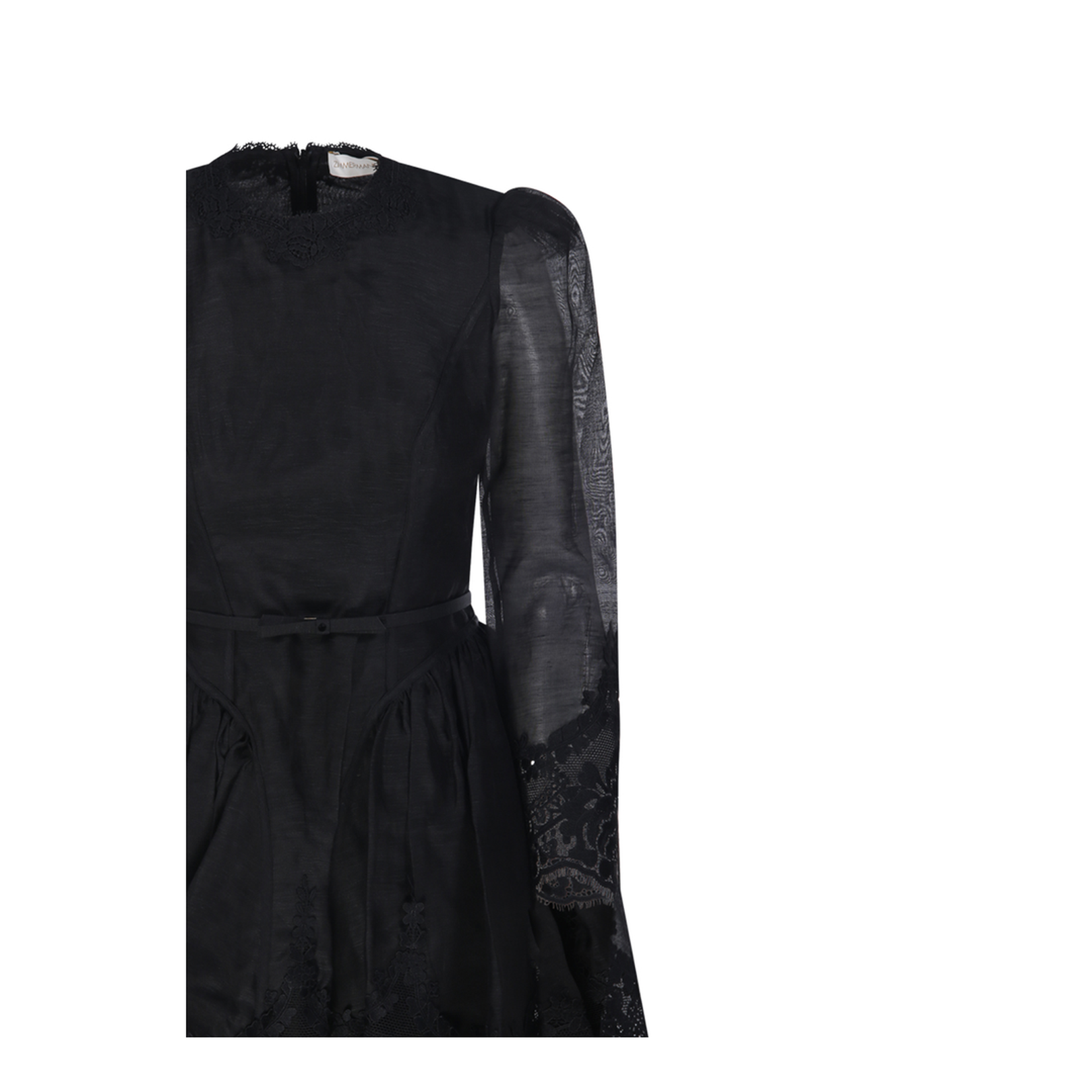 Hypnotic Lace Trim Mini Dress