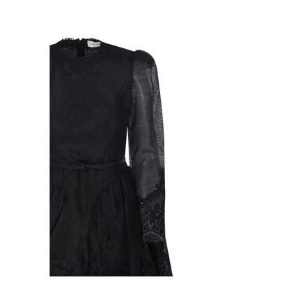 Hypnotic Lace Trim Mini Dress