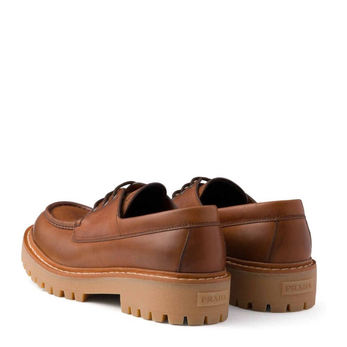 Laced Leather Loafers