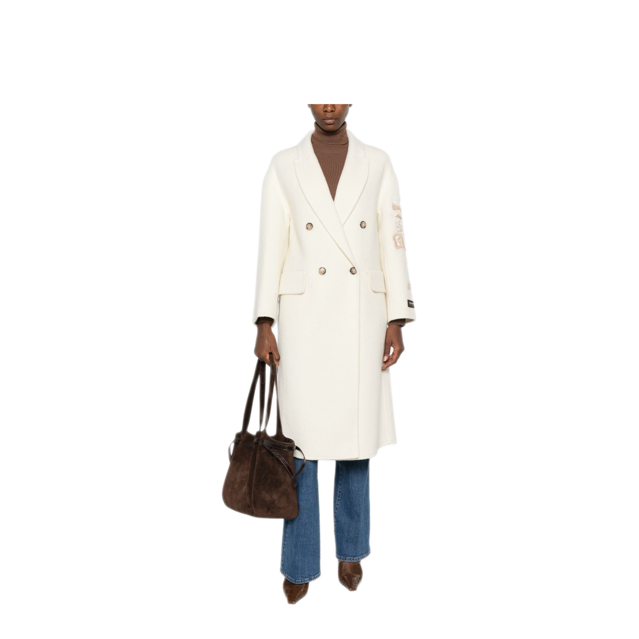 MAYFEYR - Ermanno Firenze - Coats White - D49ED016EY0MF333