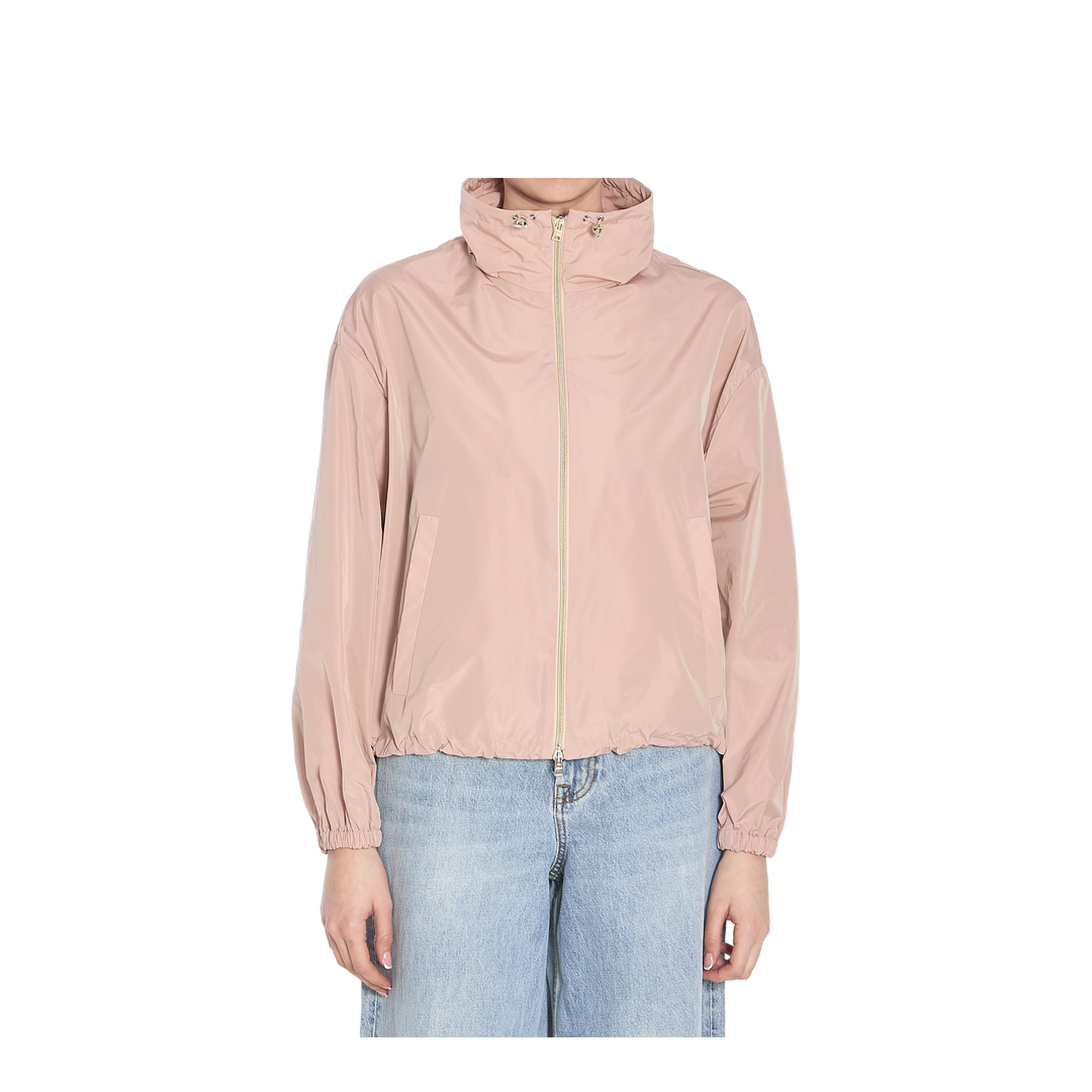 Short Pink Techno Taffeta Jacket