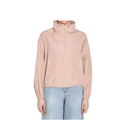 Short Pink Techno Taffeta Jacket