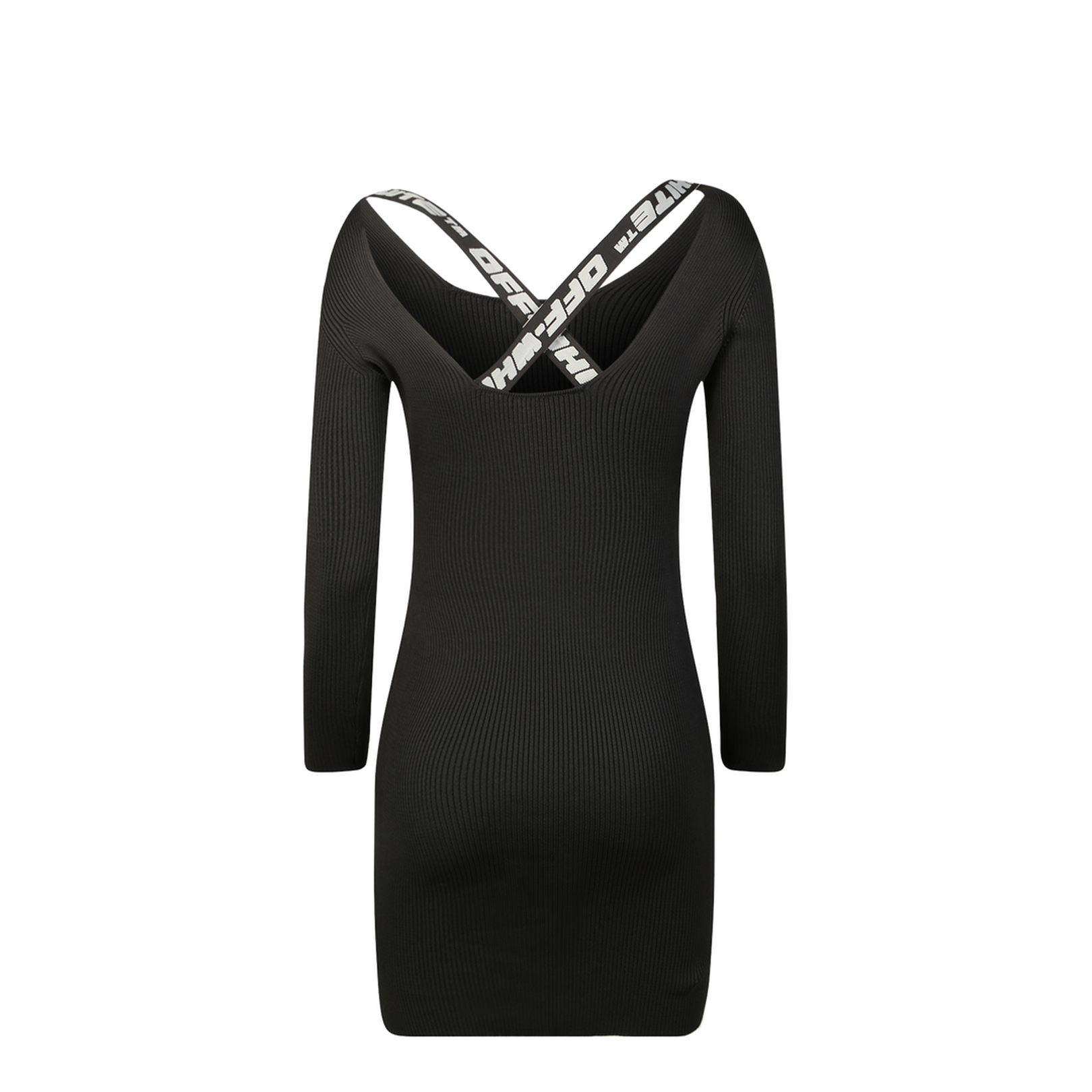 Logo Band Dress - Black