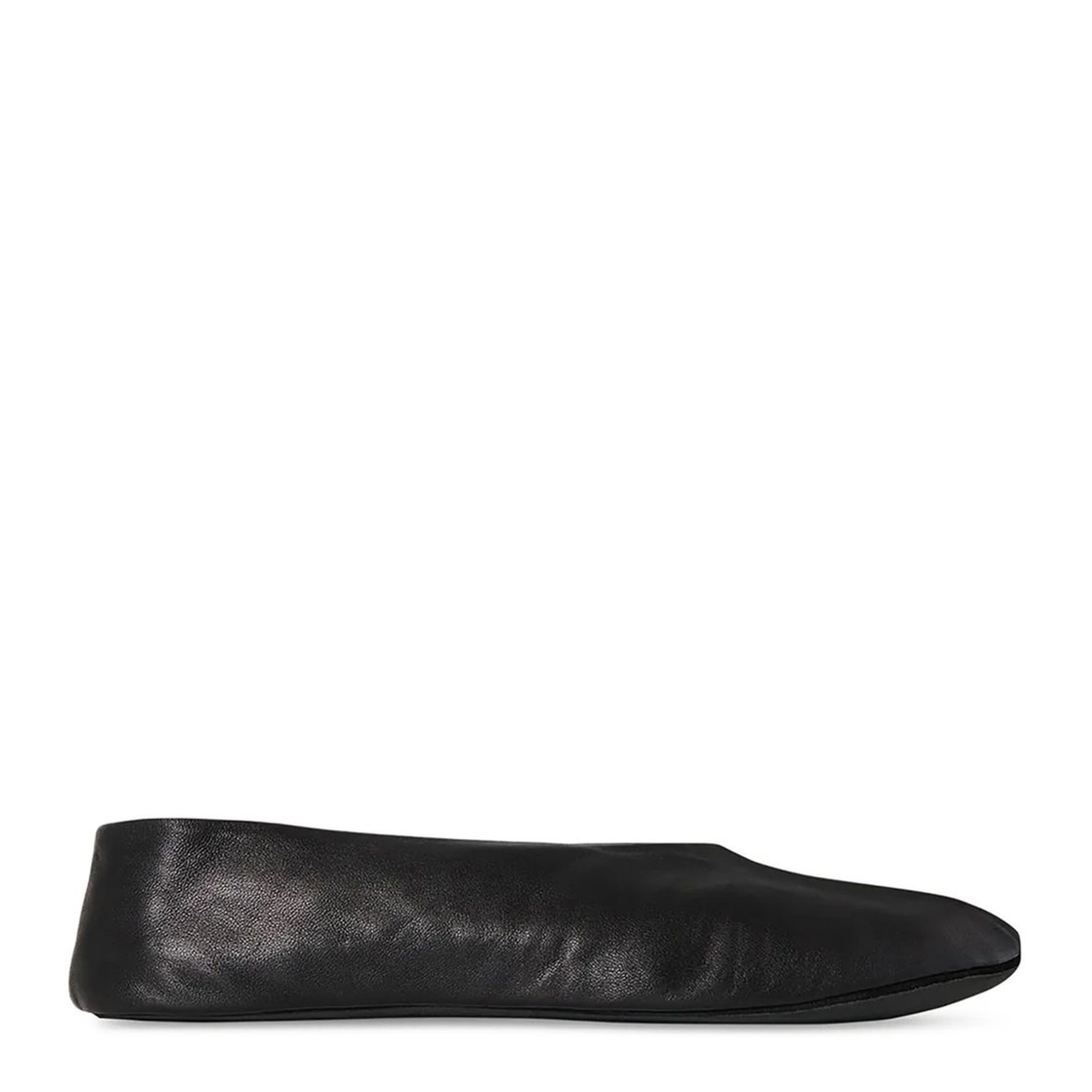 Black Pointed Toe Slip-On Design