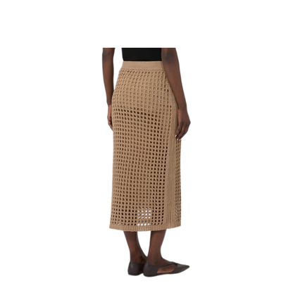 MAYFEYR - Max Mara - Pure Cotton Webbing Skirt - 2611301029600002