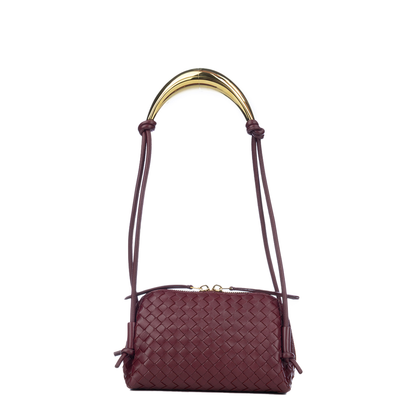 Sardine Leather Handbags - Burgundy