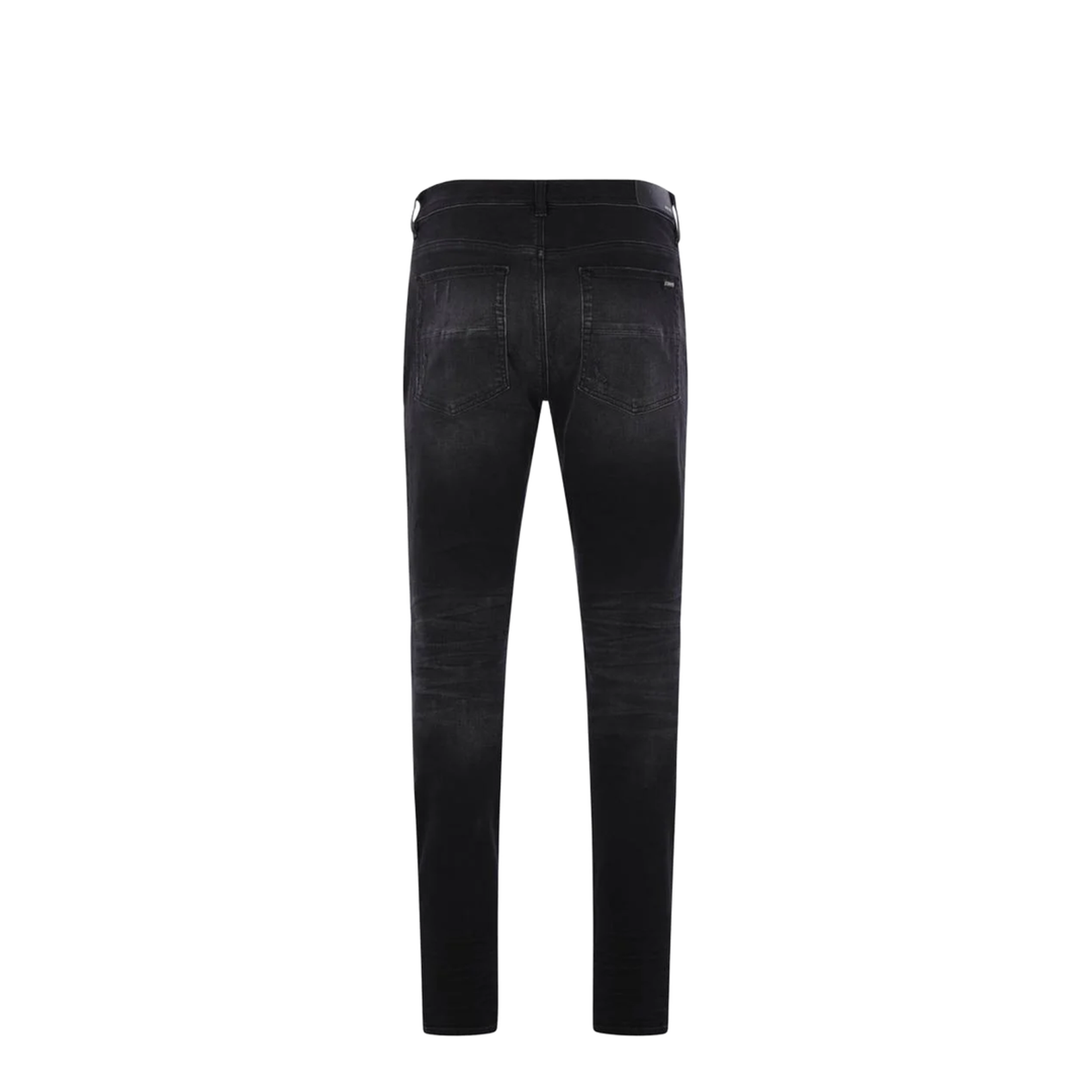 Ultrasuede Skinny Jeans in Stretch Denim - Black