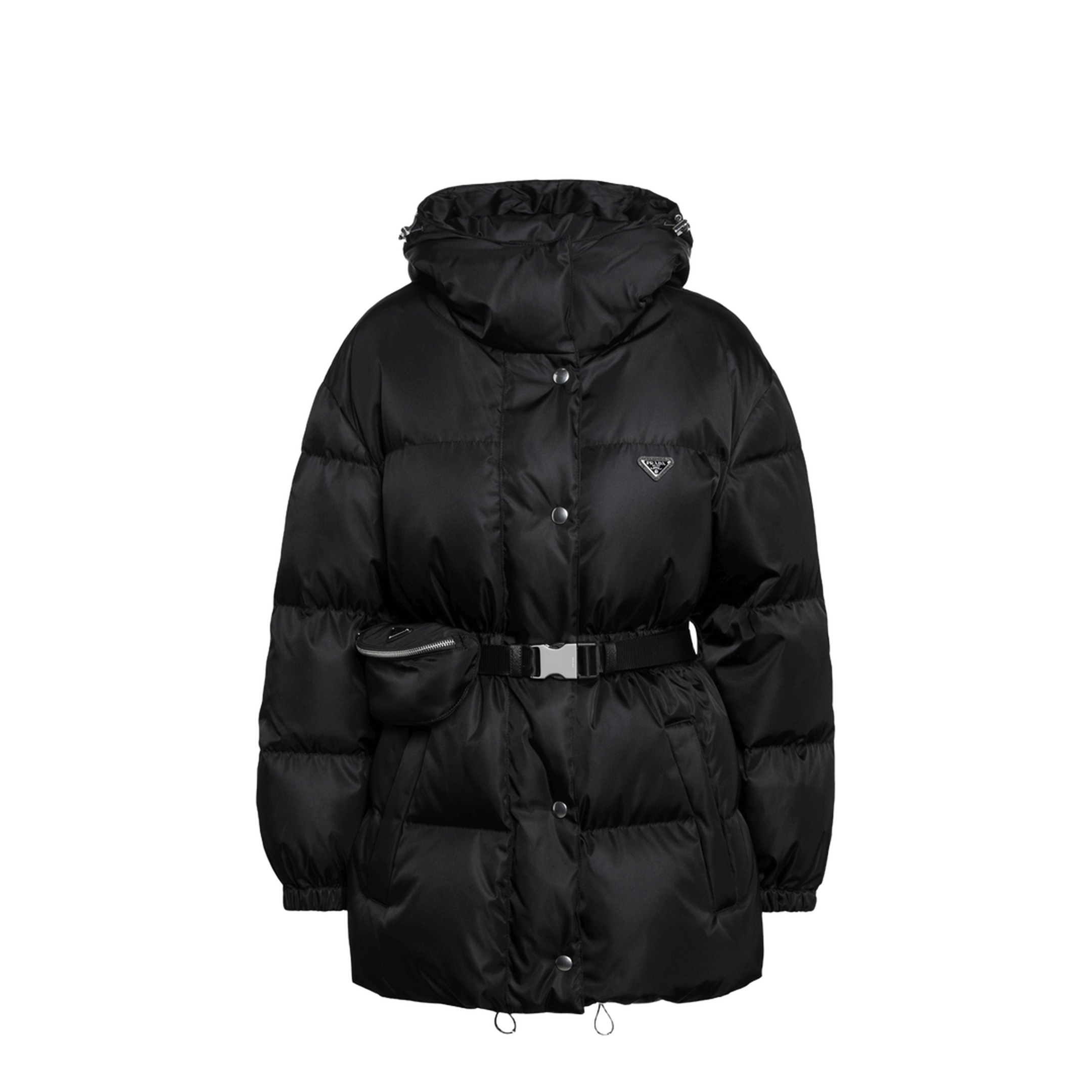 MAYFEYR - Prada - Re-Nylon Hooded Padded Jacket With Front Pouch, Black - 29X966OOO1WQ8F0002