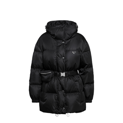 MAYFEYR - Prada - Re-Nylon Hooded Padded Jacket With Front Pouch, Black - 29X966OOO1WQ8F0002