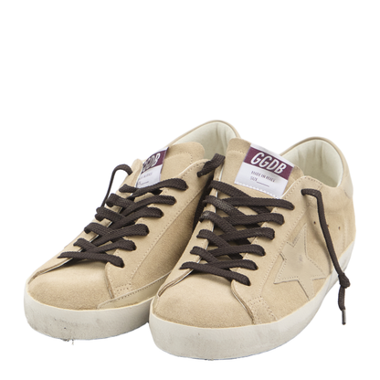 Super Star Suede Upper Nappa Star and Heel with Metal Lettering