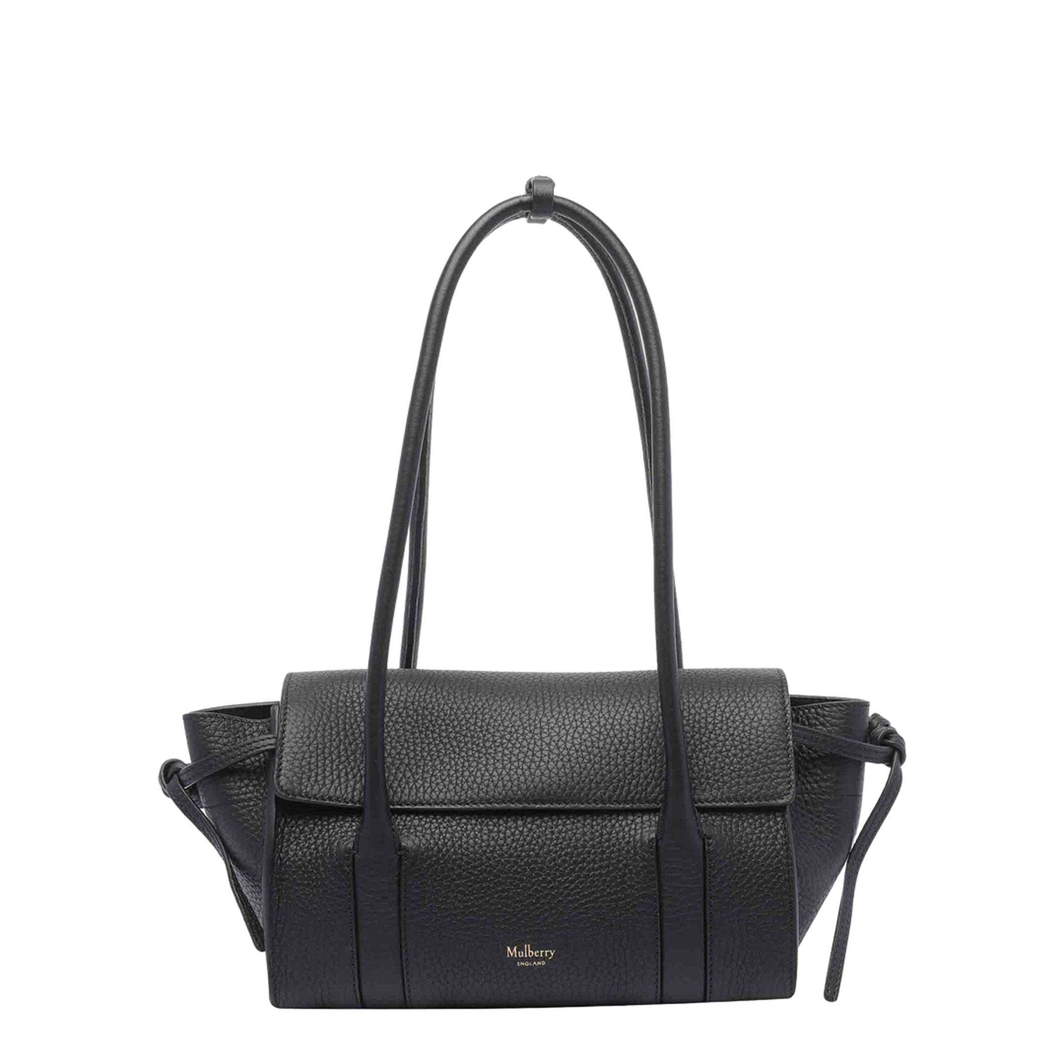 Leather Shoulder Bag With Logo