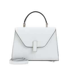 Iside Millepunte Calf Leather Crossbody Bag - Black