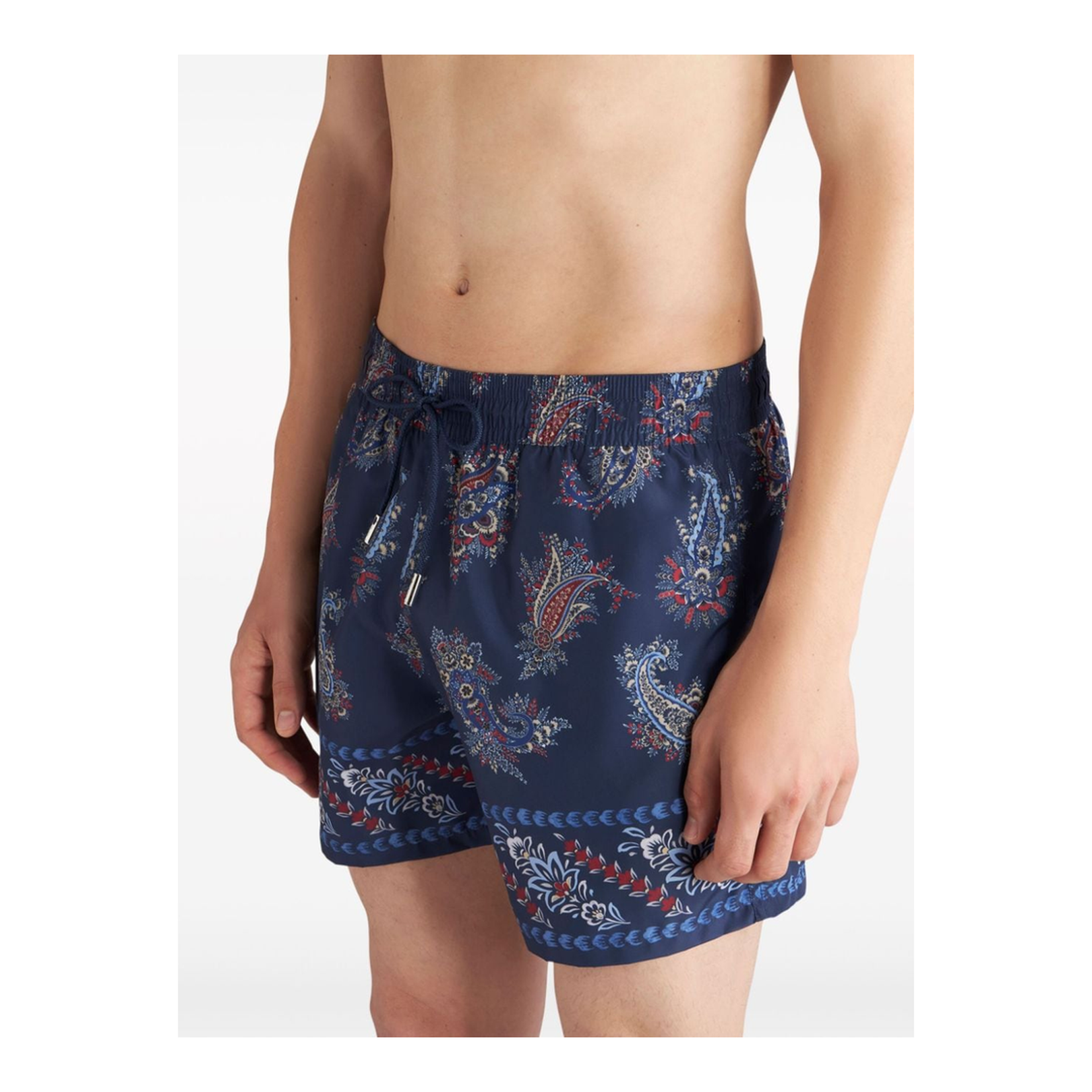 Paisley Print Swim Trunks