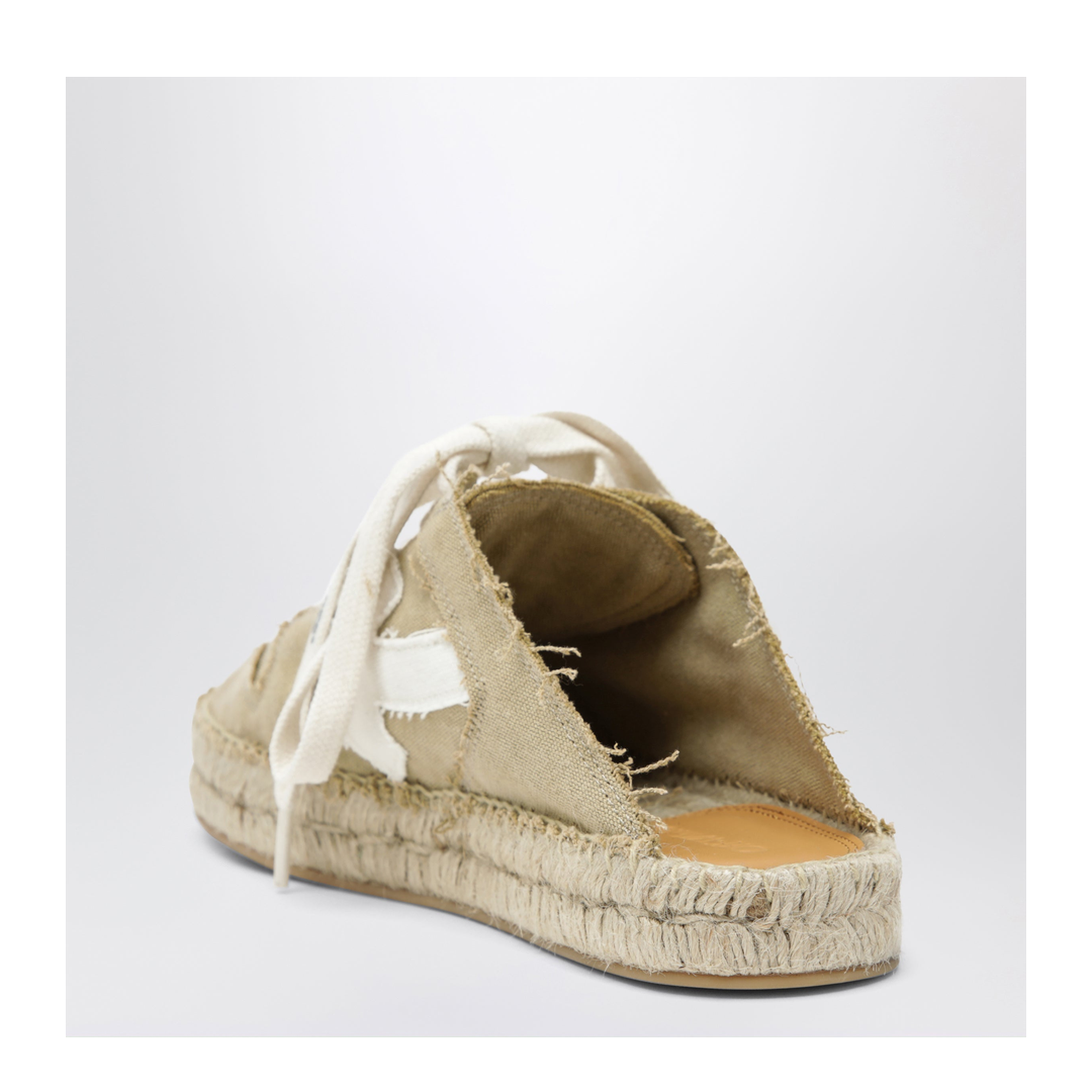 MAYFEYR -  - Beige White Arrow Espadrilles - OMIB00AS26FAB0016101