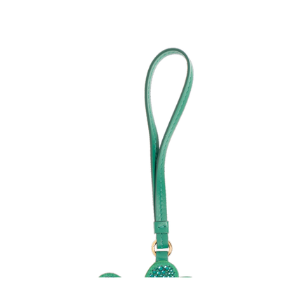 Leather Pendant with Clover Motif