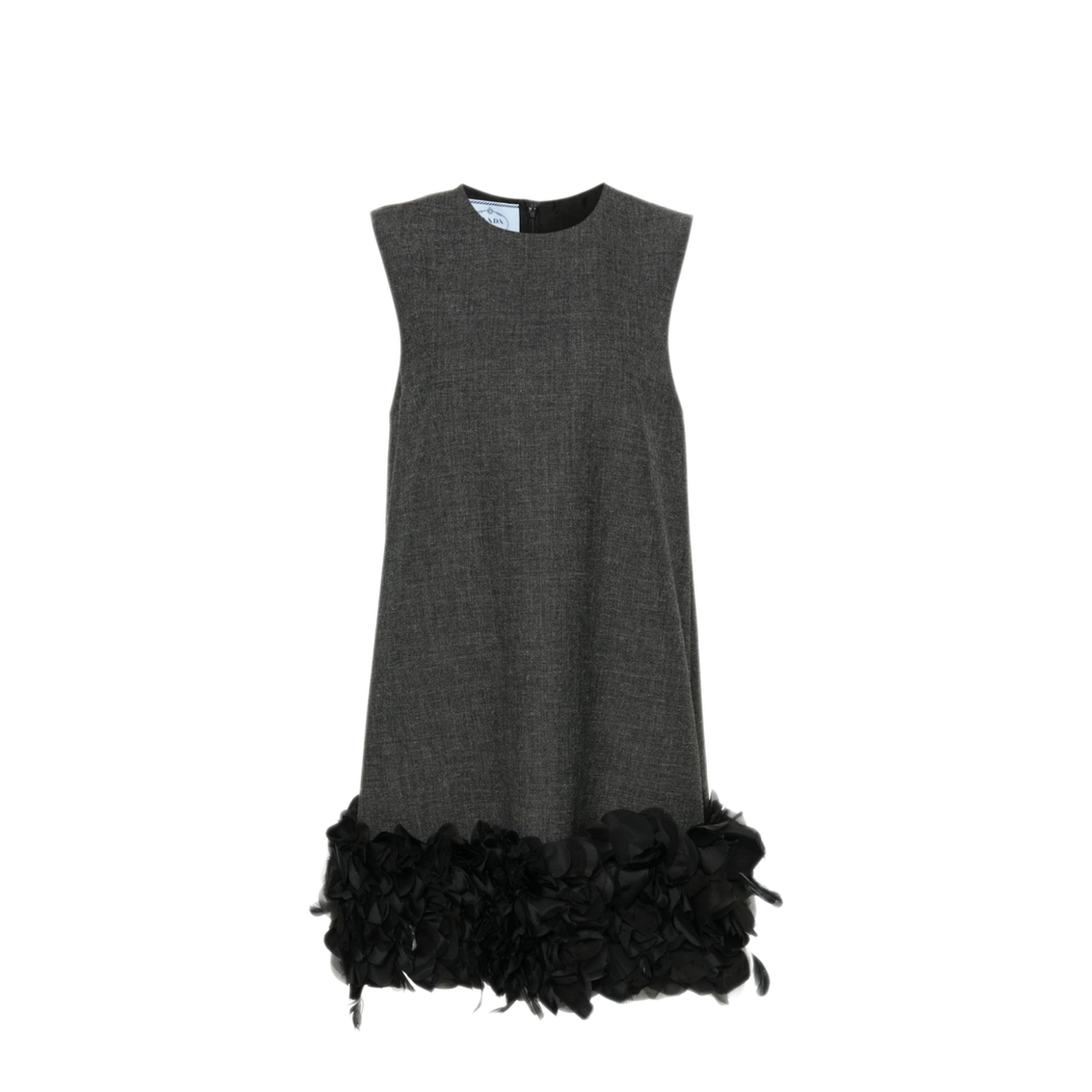 MAYFEYR - Prada - Feather-Detail Mini Dress - P3L05RSOOO13XKF0480
