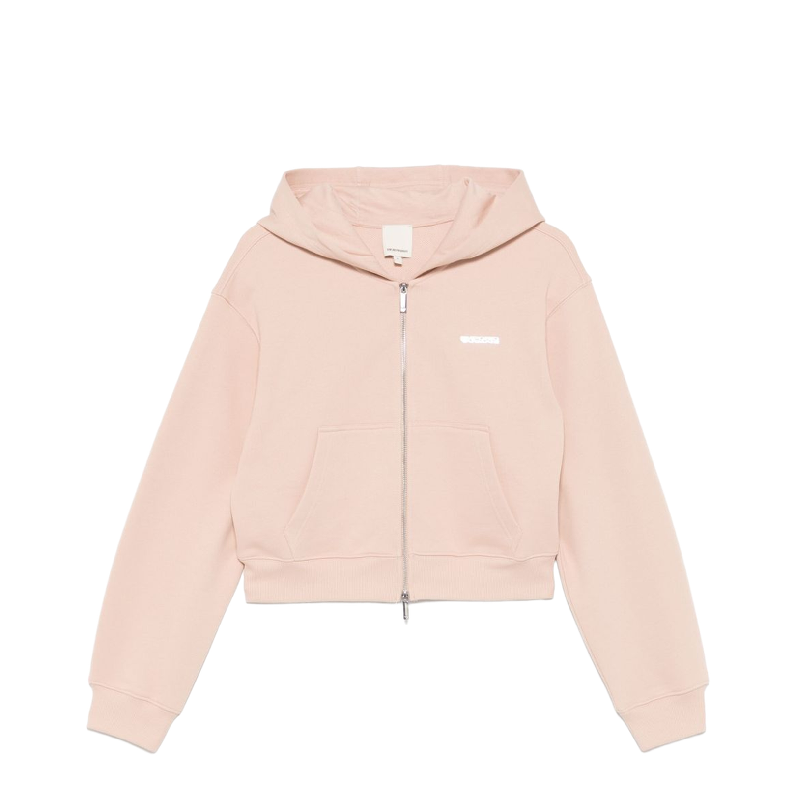 Light Pink Zipped Hoodie