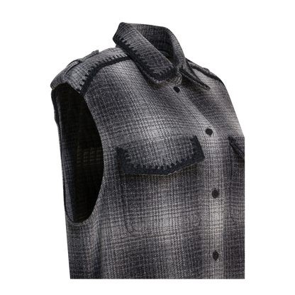 MAYFEYR - Golden Goose - Wool-Blend Chemisier Dress - GWP02356P00215760618