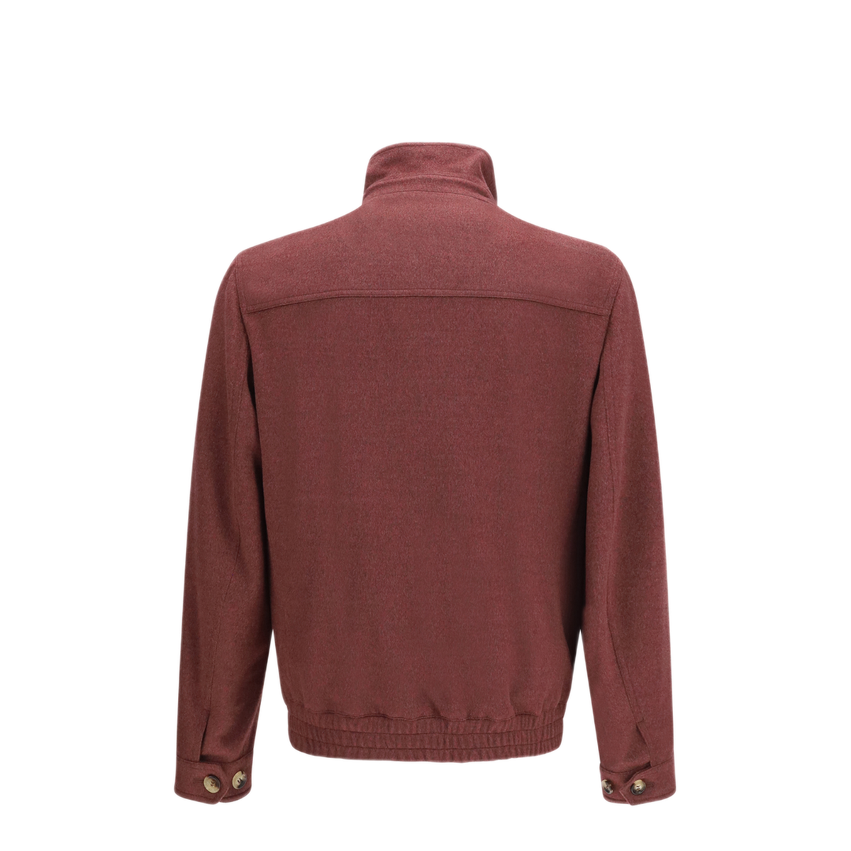 Virgin Wool Beaver Bomber Jacket