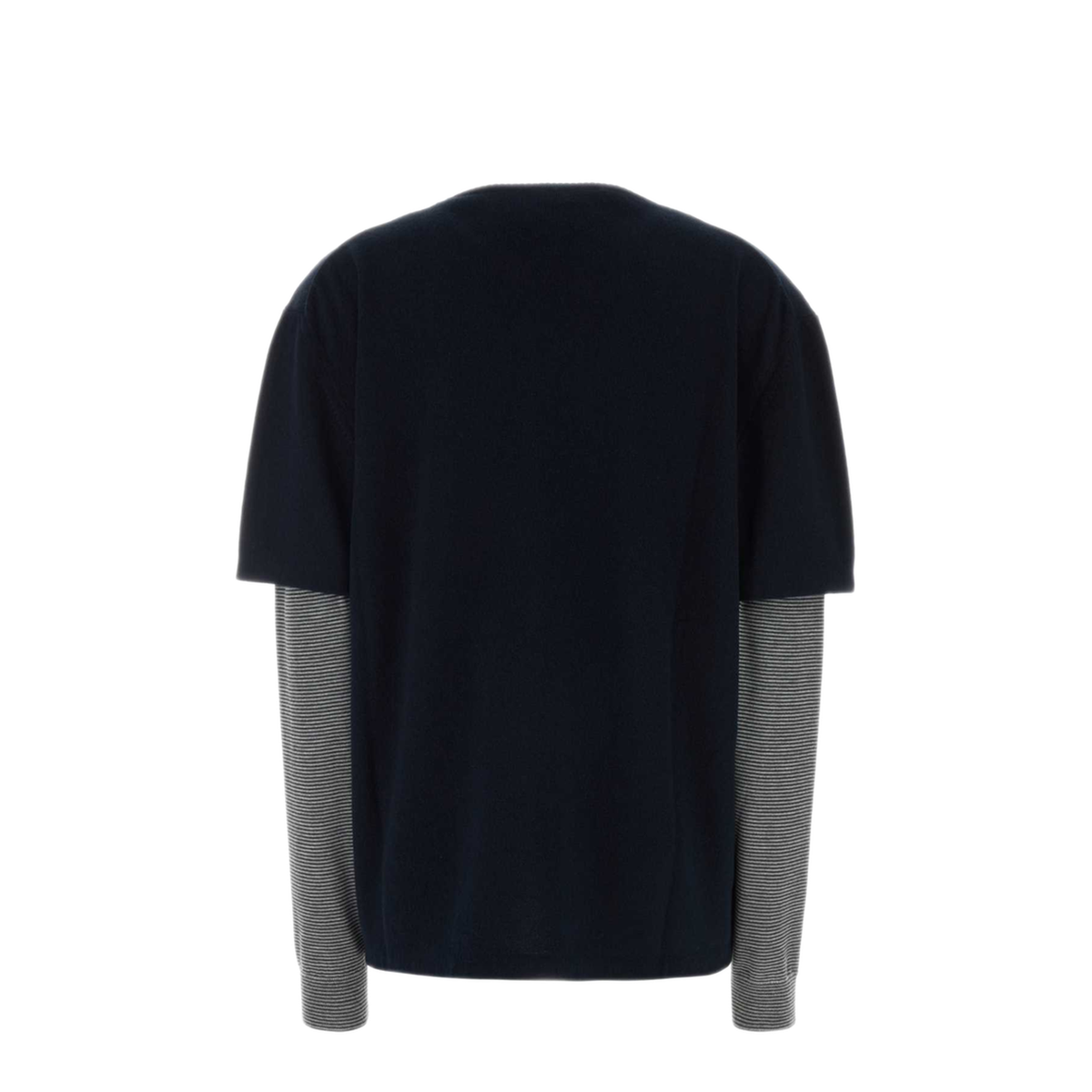 MAYFEYR - Miu Miu - Midnight Blue Wool Blend Sweater - MML07LSOOO6061F095J