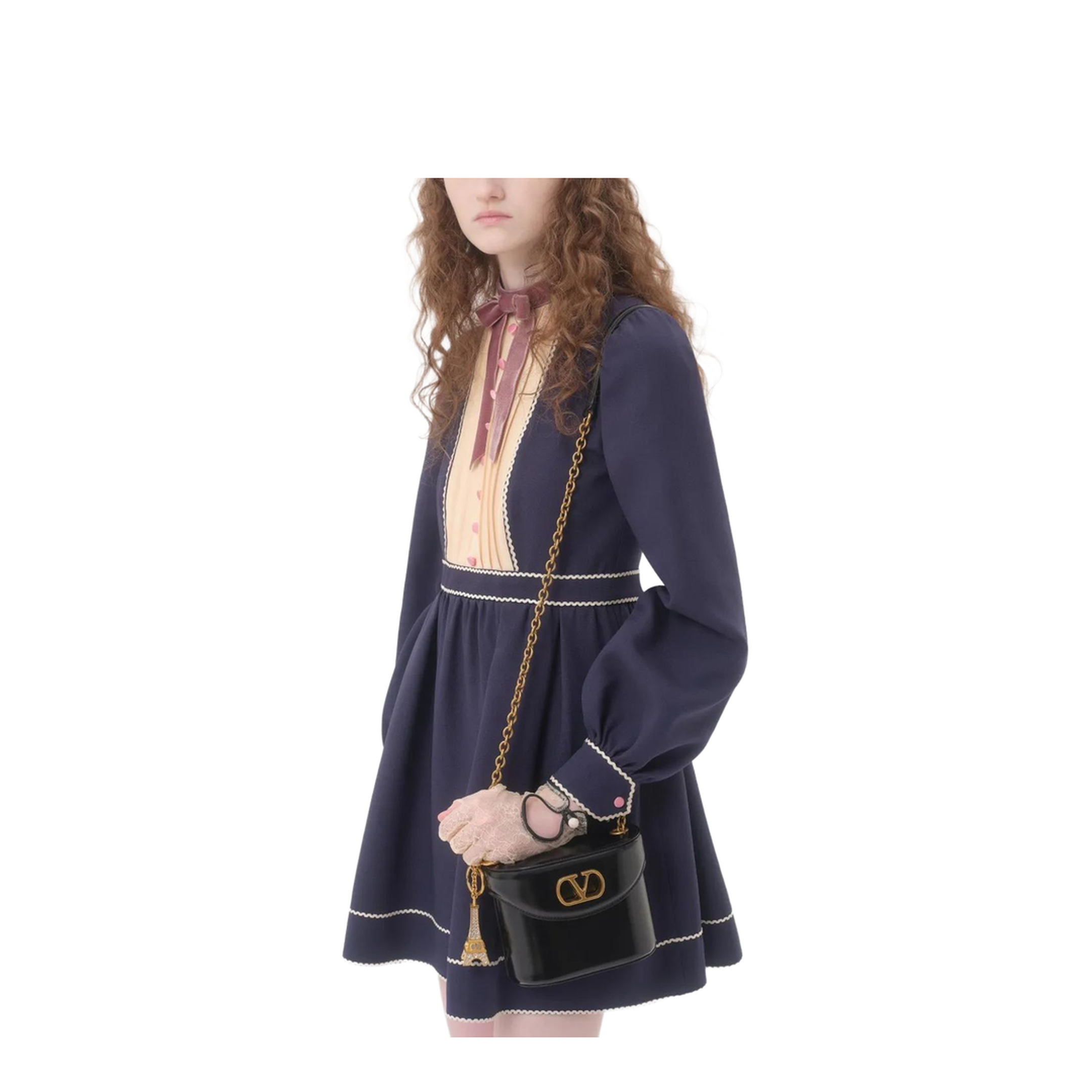 Black Leather Vanity Bag