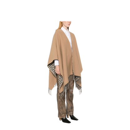 Garavani Fringed Double Poncho