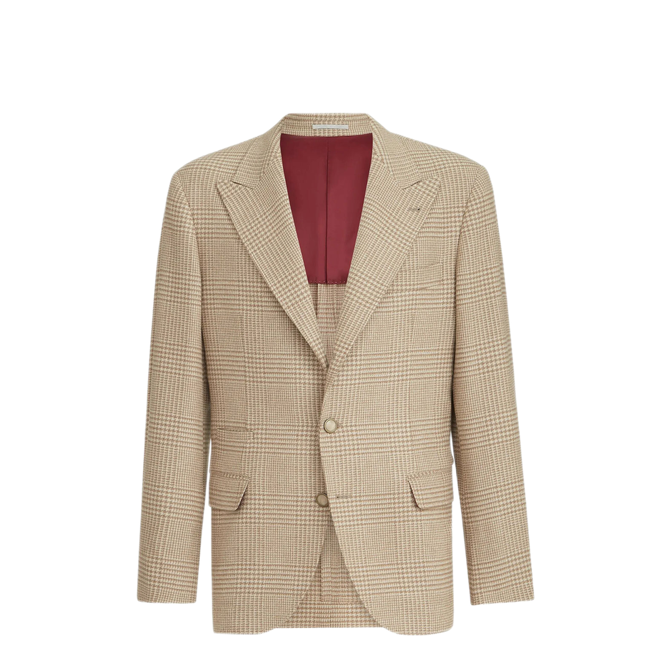 MAYFEYR - Brunello Cucinelli - Cashmere Blend Checked Single-Breasted Blazer - MV4437BFDHC821