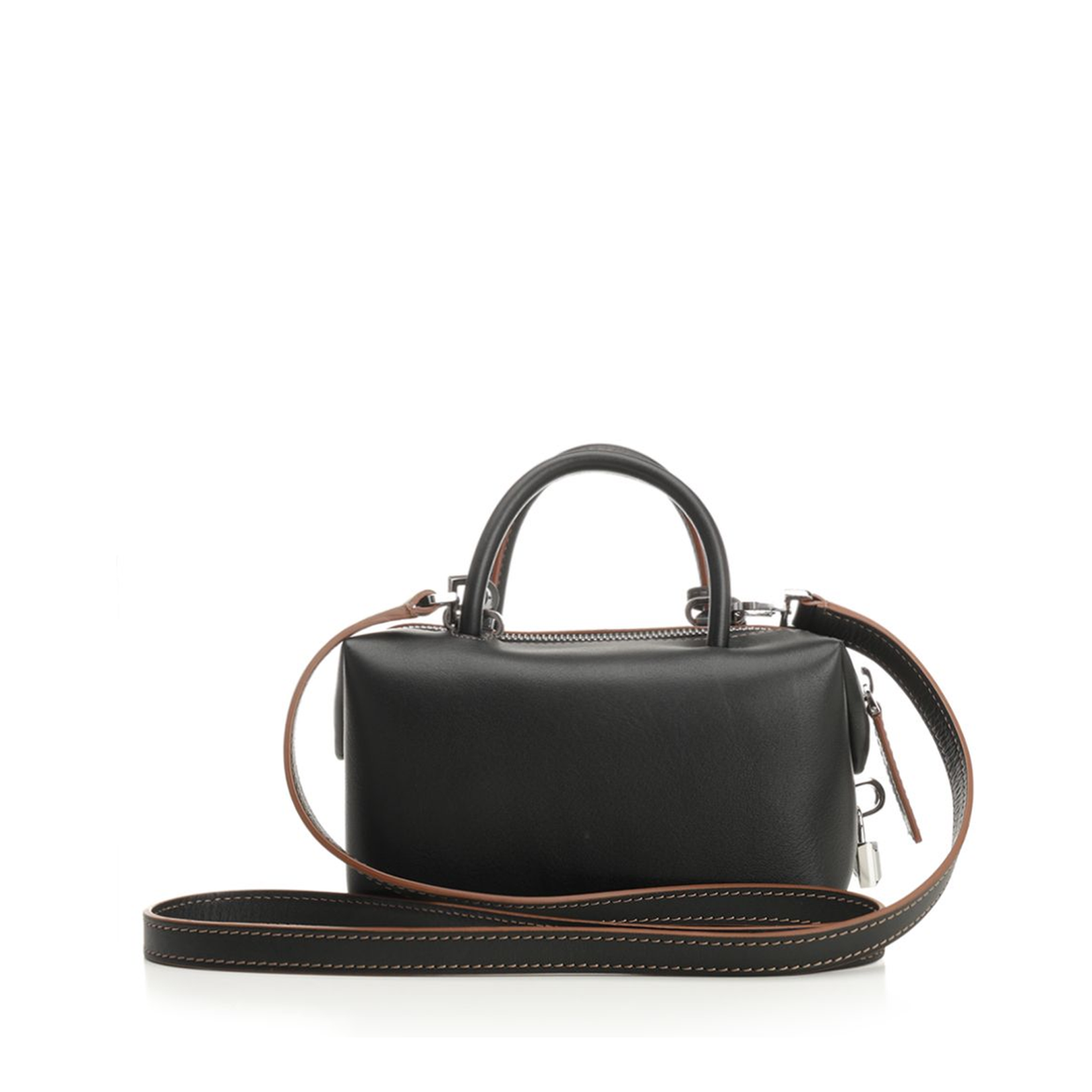 Hold All S Square Bauletto Calf Leather Bag