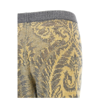 Wool Pants with Flared Legs