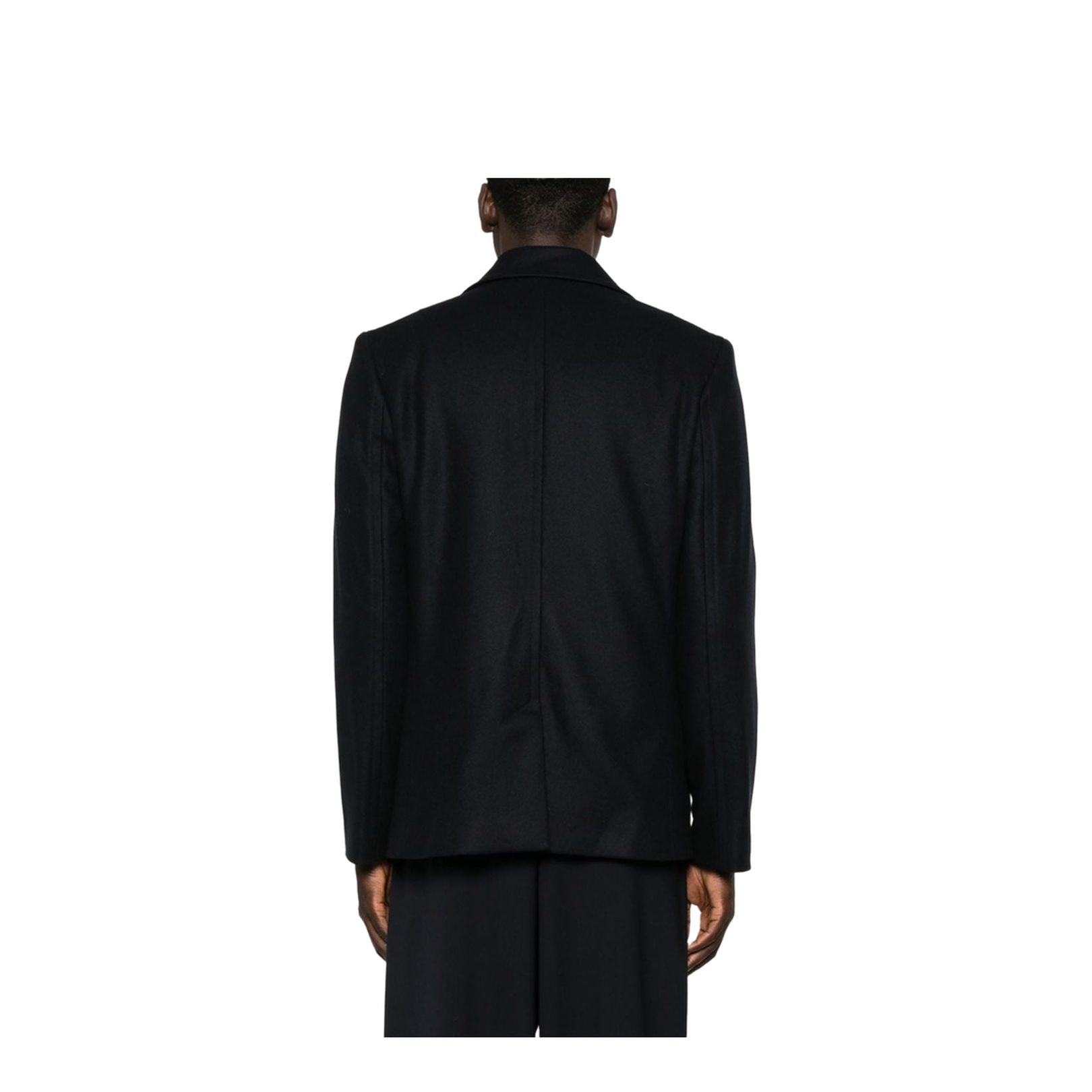 Wool Double-Breasted Coat