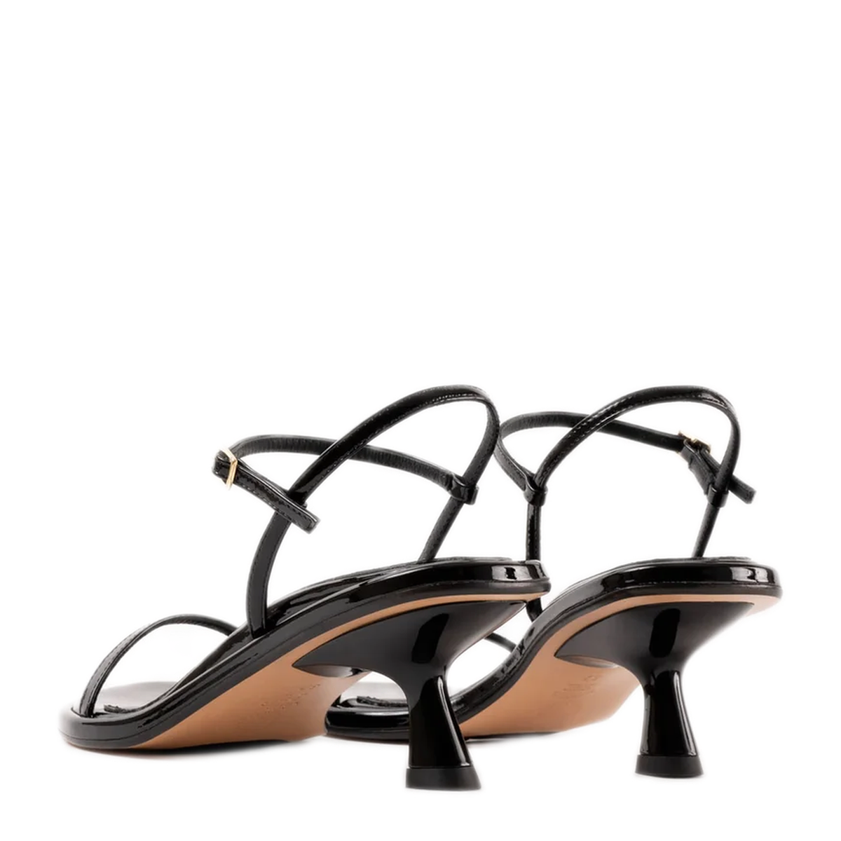 MAYFEYR - SOULIERS MARTINEZ - 55Mm Curved Stiletto Heel Sandals - IVONEBLACK