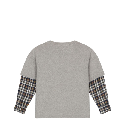 T-Shirt Prairie Sleeves Checks