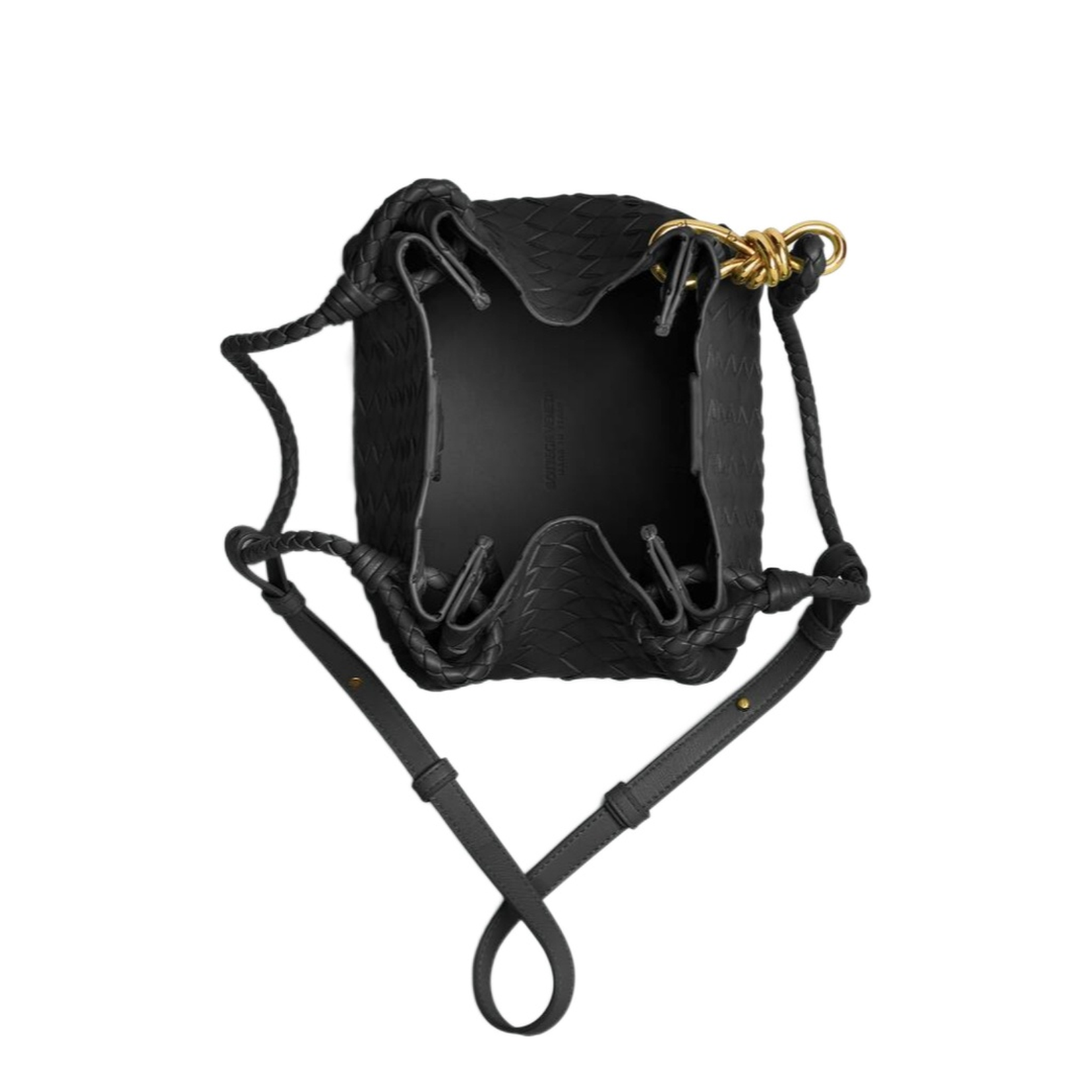 Intrecciato Leather Shoulder Bag