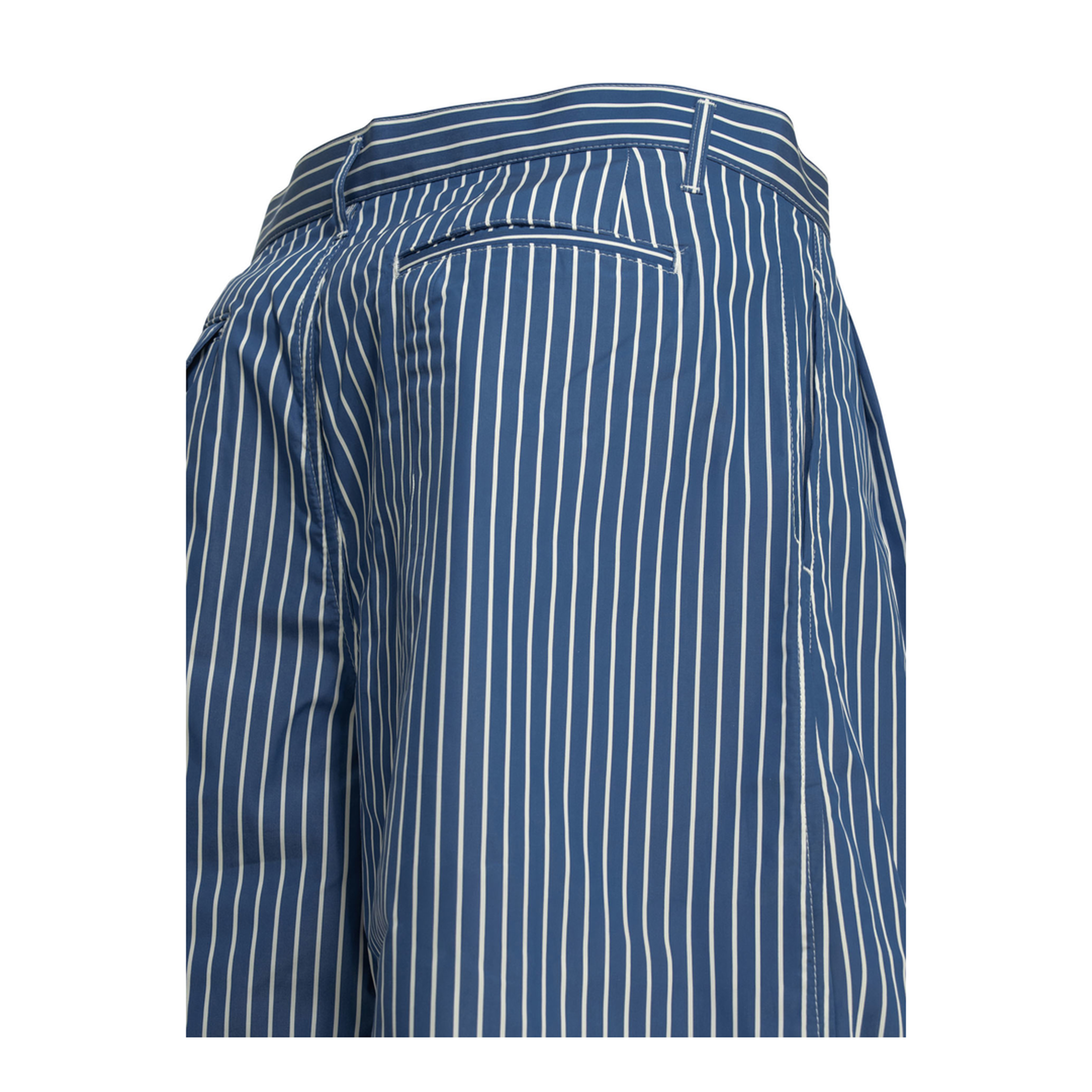 MAYFEYR - Comme Des Garcons - Striped Formal Shorts - FQP506S261BLUESTRIPE