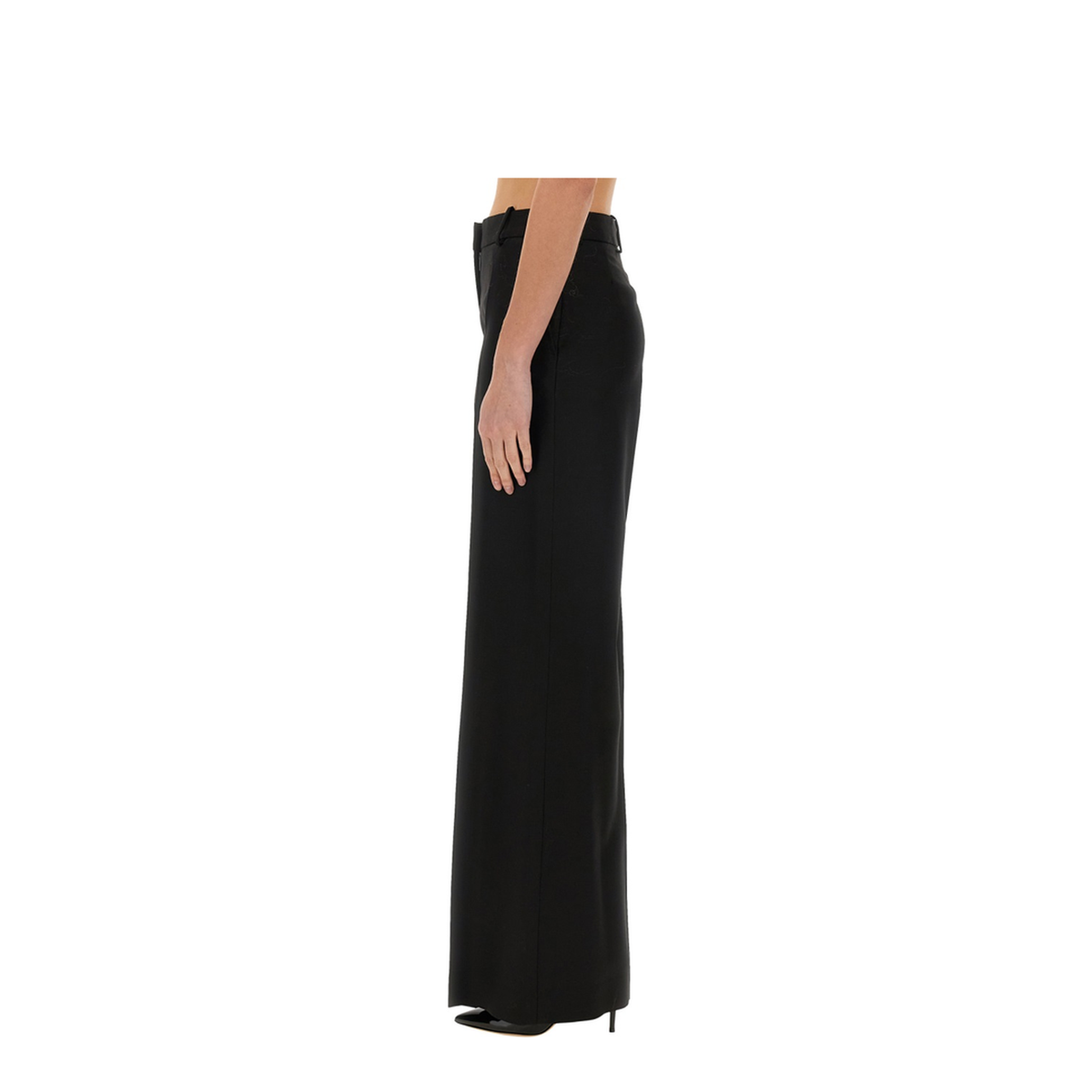 MAYFEYR - NINA RICCI - Wide Leg Trousers In Gabardine - 24ACPA005WV0322U9000