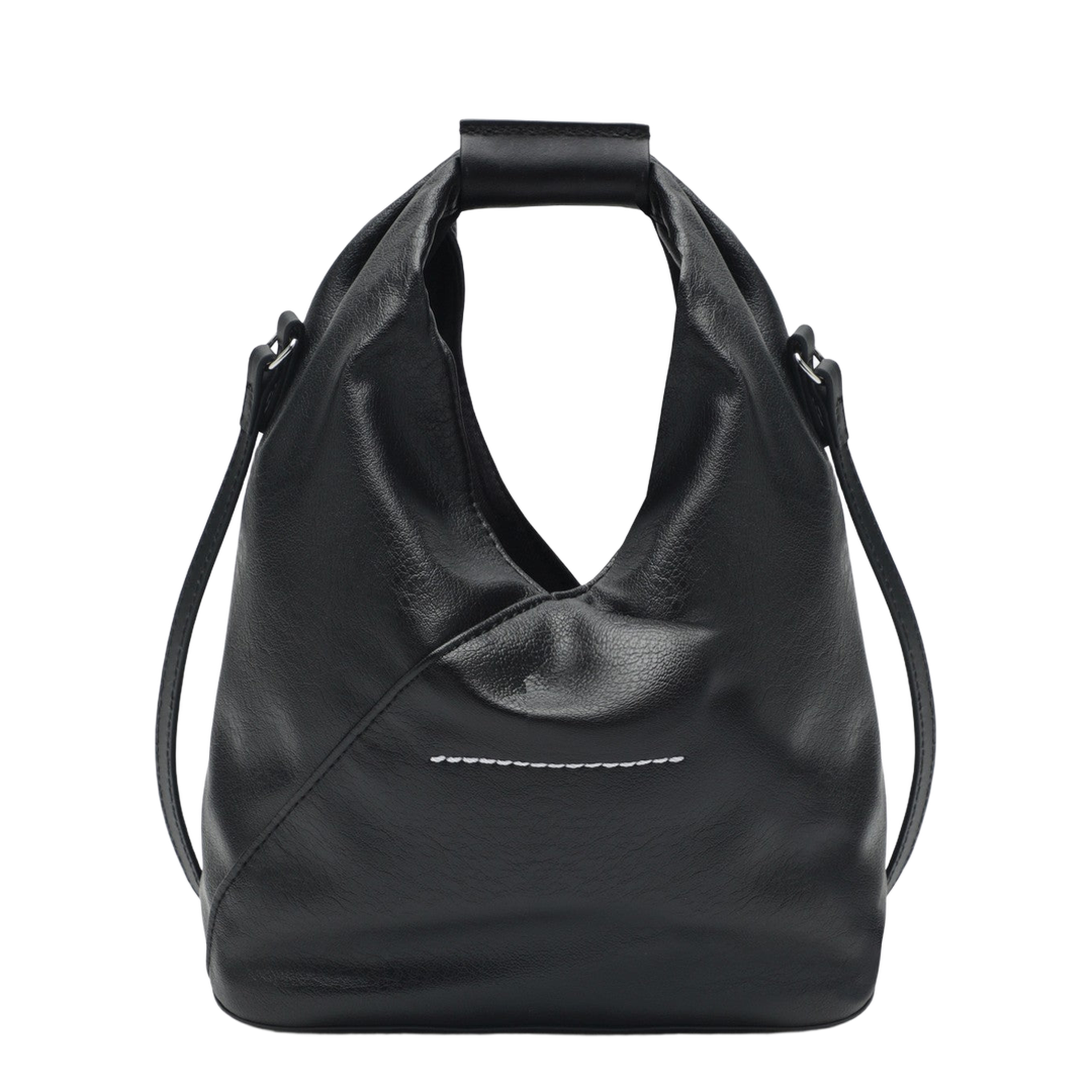 Japanese One Size Eco Leather Crossbody - Noir (Black)