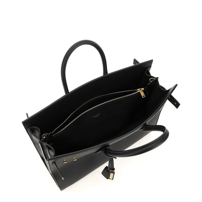 Sac de Jour Large Leather Handbags - Black