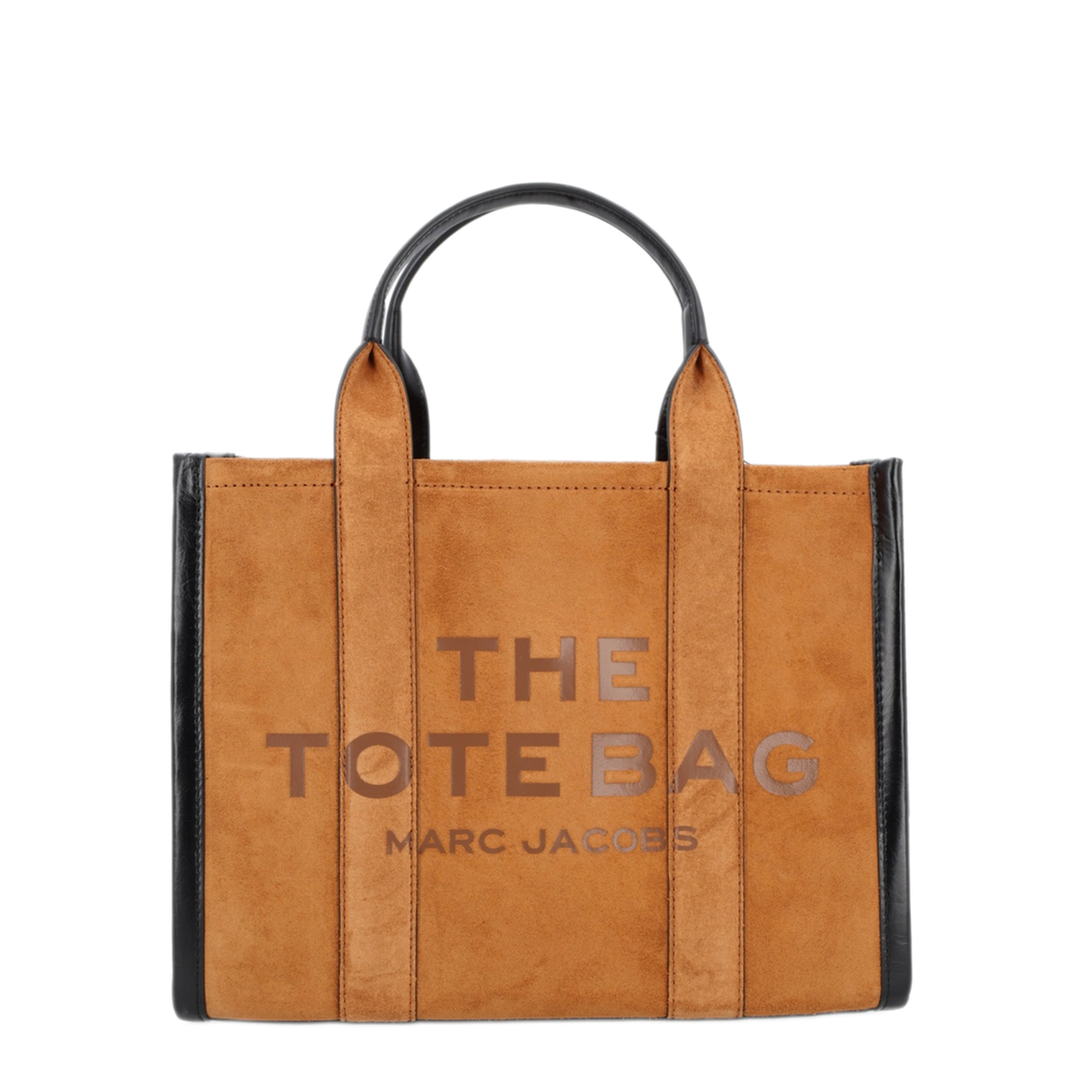 Medium Suede Tote - Copper Tan