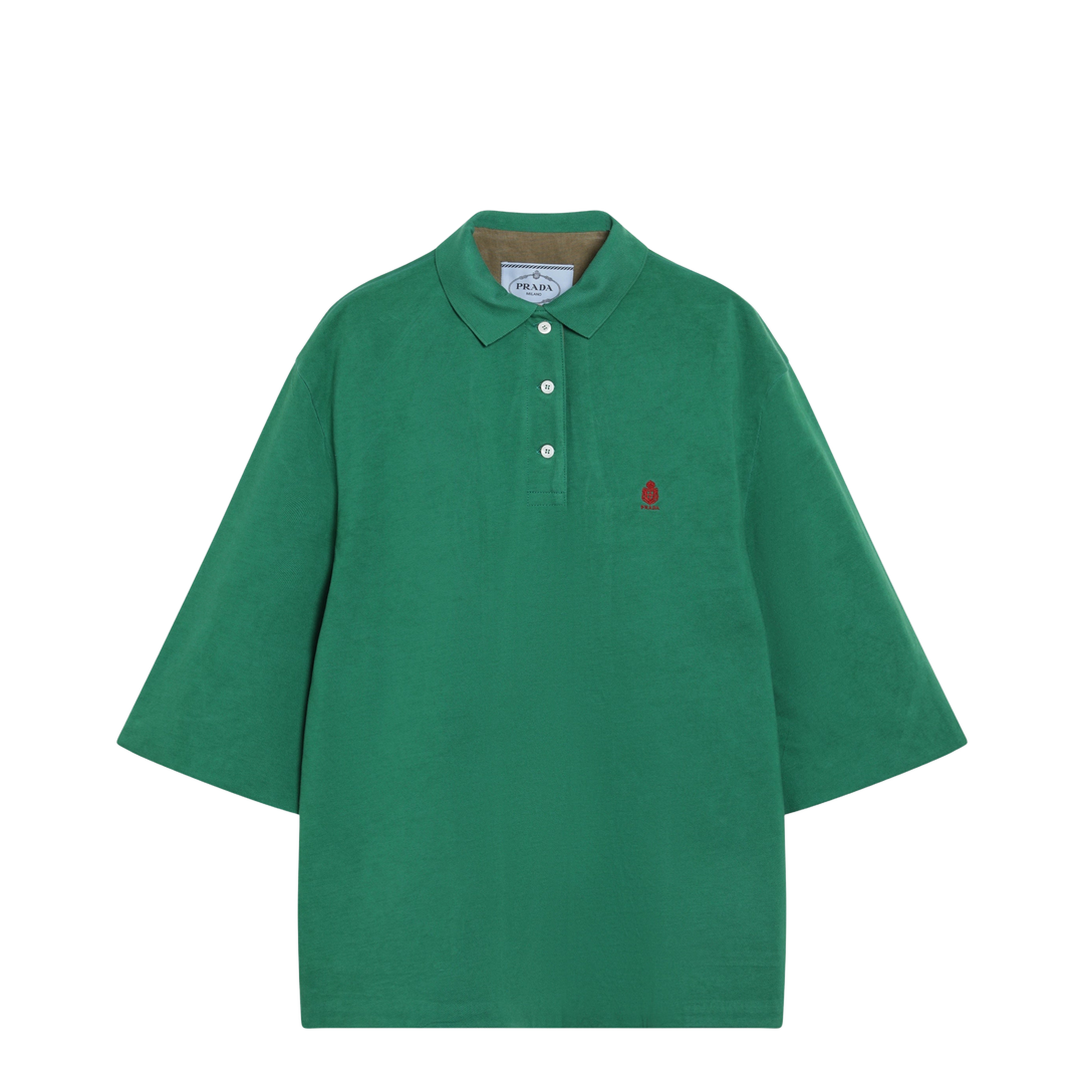 Green Camouflage Piqué Blouson