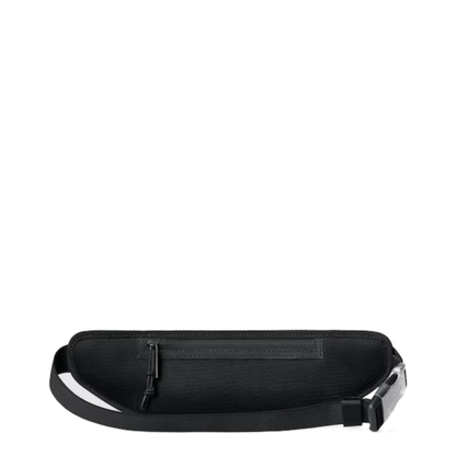 Large Belt Bag in Black Nylon Jacquard